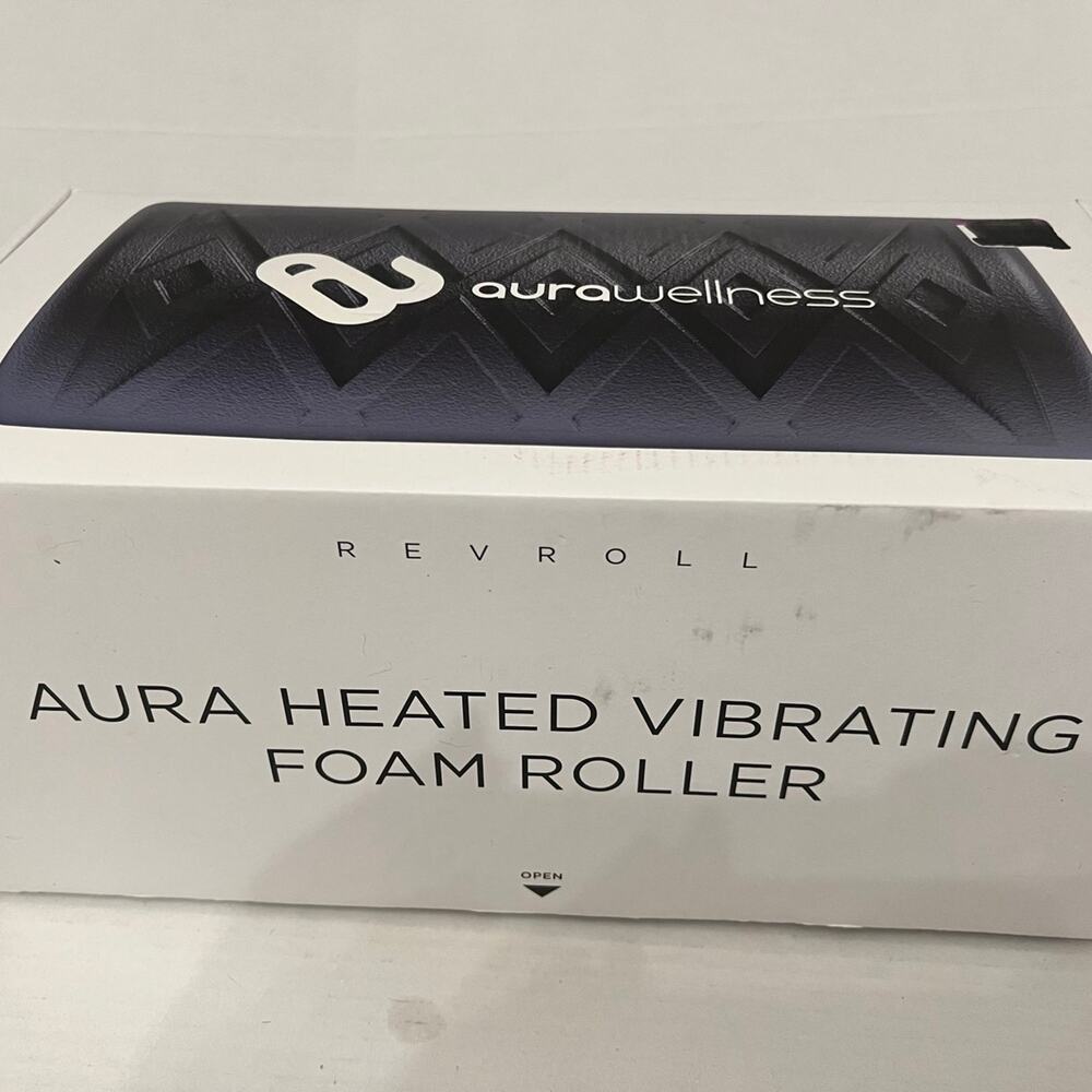 Aura Fitness Heated Vibrating Foam Roller NIB